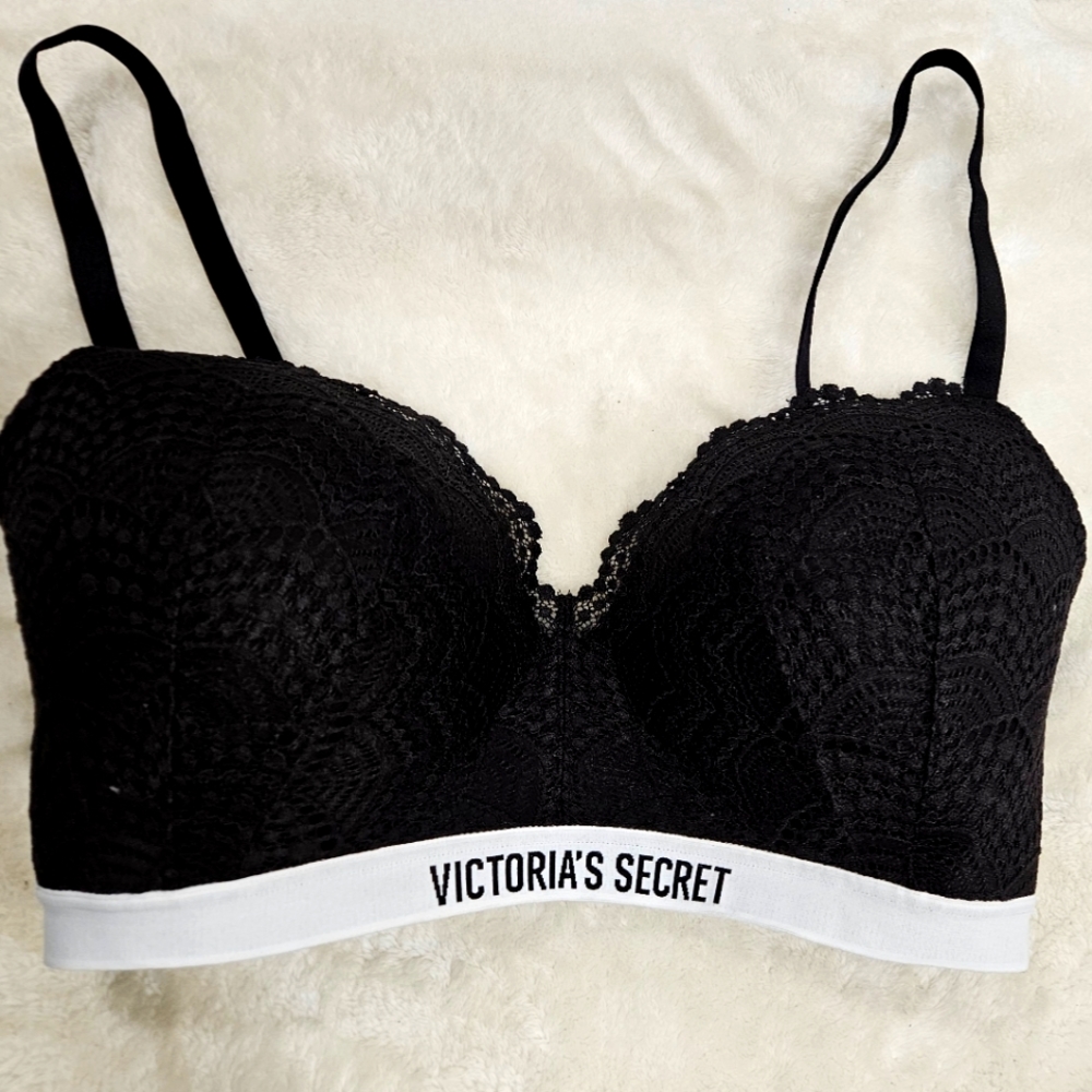Victoria's Secret Black Lace Bralette